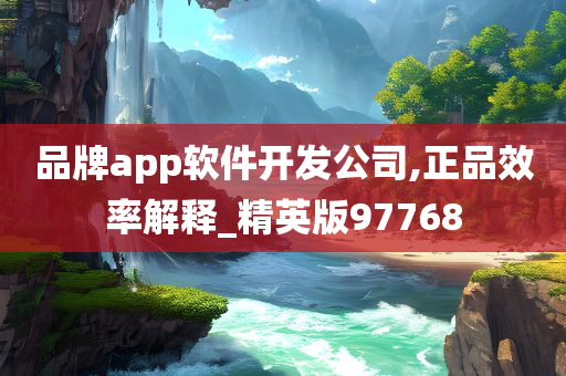 品牌app软件开发公司,正品效率解释_精英版97768