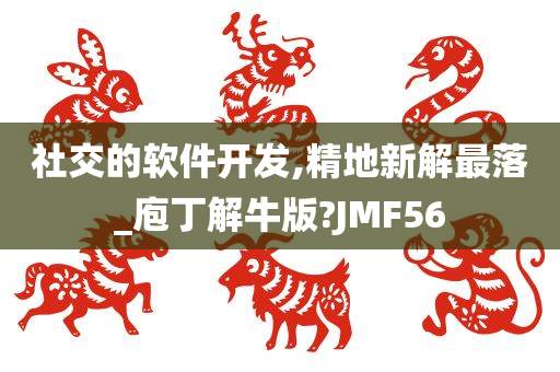 社交的软件开发,精地新解最落_庖丁解牛版?JMF56