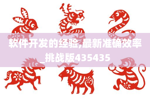 软件开发的经验,最新准确效率_挑战版435435