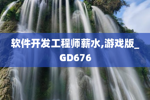 软件开发工程师薪水,游戏版_GD676