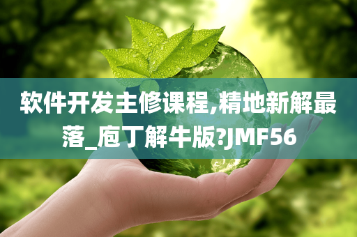 软件开发主修课程,精地新解最落_庖丁解牛版?JMF56