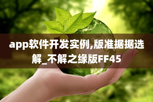 app软件开发实例,版准据据选解_不解之缘版FF45