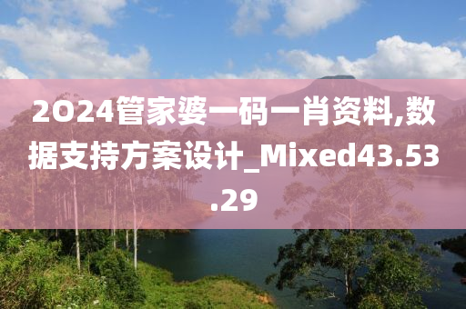 2O24管家婆一码一肖资料,数据支持方案设计_Mixed43.53.29