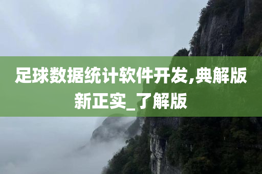 足球数据统计软件开发,典解版新正实_了解版