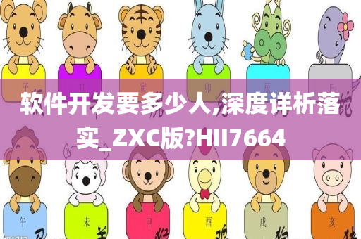 软件开发要多少人,深度详析落实_ZXC版?HII7664