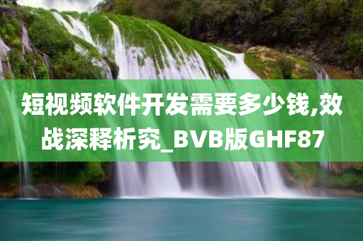 短视频软件开发需要多少钱,效战深释析究_BVB版GHF87