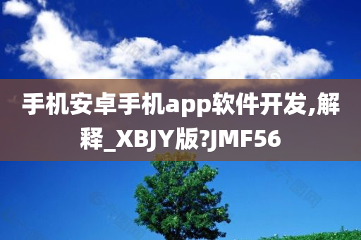 手机安卓手机app软件开发,解释_XBJY版?JMF56