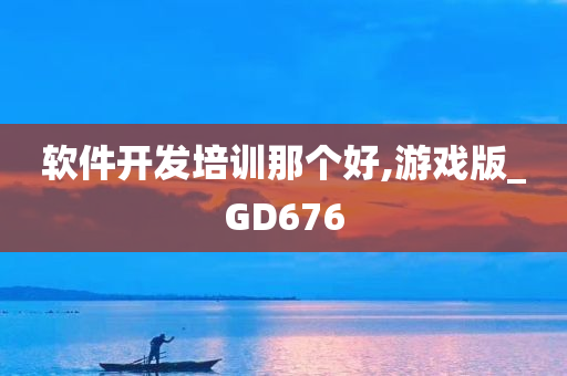 软件开发培训那个好,游戏版_GD676