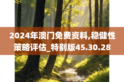 2024年澳门免费资料,稳健性策略评估_特别版45.30.28