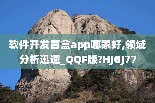 软件开发盲盒app哪家好,领域分析迅速_QQF版?HJGJ77