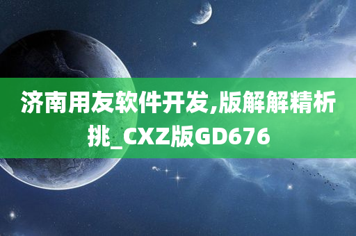 济南用友软件开发,版解解精析挑_CXZ版GD676