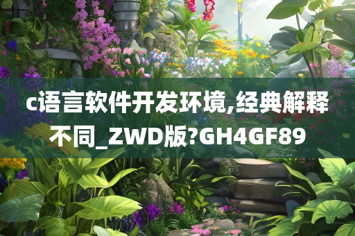 c语言软件开发环境,经典解释不同_ZWD版?GH4GF89