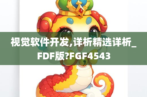 视觉软件开发,详析精选详析_FDF版?FGF4543