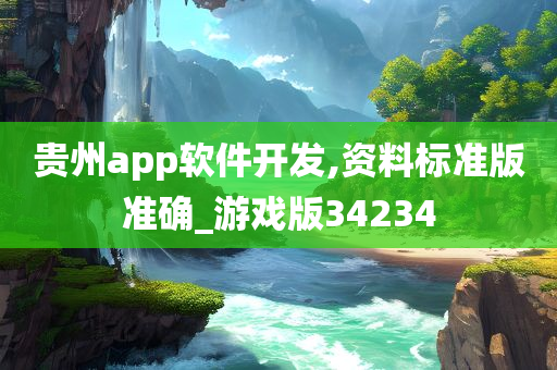 贵州app软件开发,资料标准版准确_游戏版34234