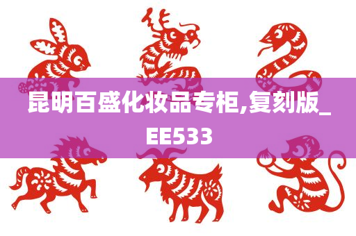 昆明百盛化妆品专柜,复刻版_EE533