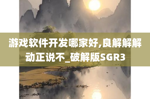 游戏软件开发哪家好,良解解解动正说不_破解版SGR3