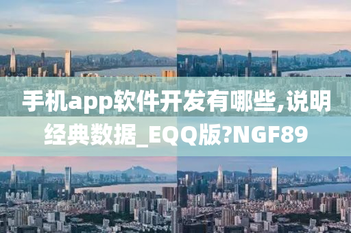 手机app软件开发有哪些,说明经典数据_EQQ版?NGF89