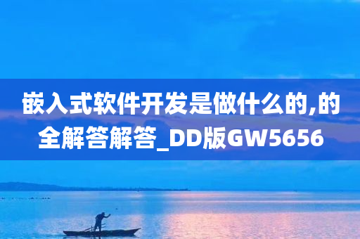 嵌入式软件开发是做什么的,的全解答解答_DD版GW5656