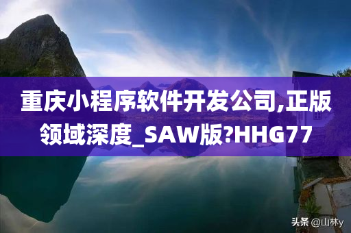 重庆小程序软件开发公司,正版领域深度_SAW版?HHG77