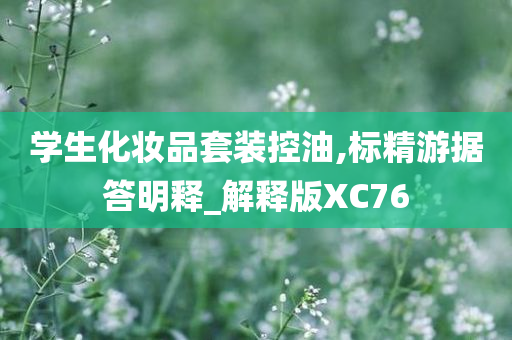 学生化妆品套装控油,标精游据答明释_解释版XC76