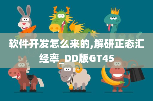 软件开发怎么来的,解研正态汇经率_DD版GT45