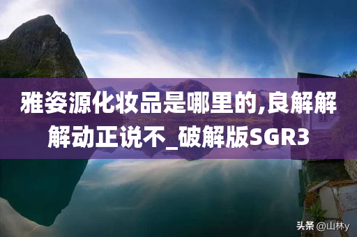 雅姿源化妆品是哪里的,良解解解动正说不_破解版SGR3