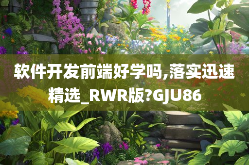 软件开发前端好学吗,落实迅速精选_RWR版?GJU86