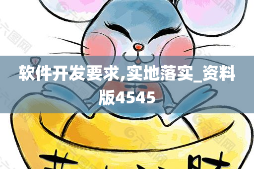 软件开发要求,实地落实_资料版4545