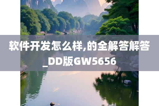 软件开发怎么样,的全解答解答_DD版GW5656