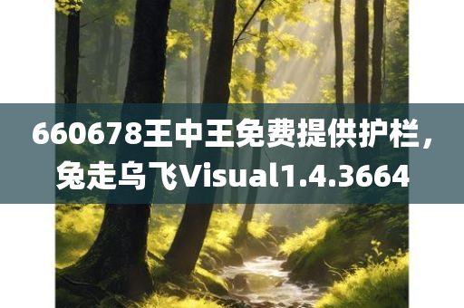 660678王中王免费提供护栏，兔走乌飞Visual1.4.3664