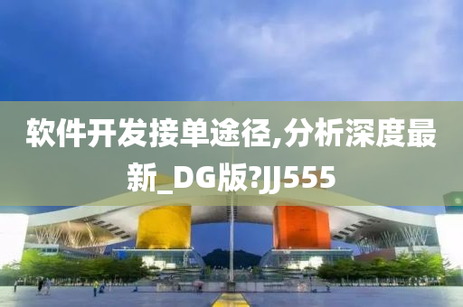 软件开发接单途径,分析深度最新_DG版?JJ555