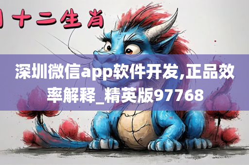 深圳微信app软件开发,正品效率解释_精英版97768