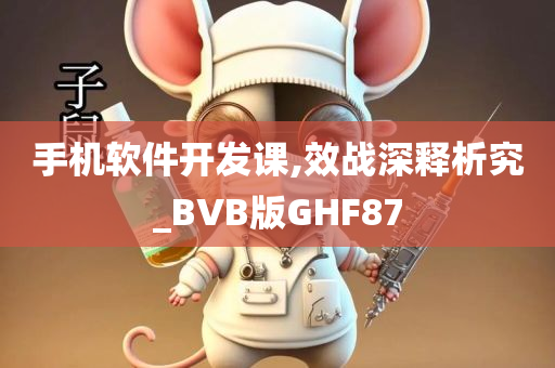 手机软件开发课,效战深释析究_BVB版GHF87