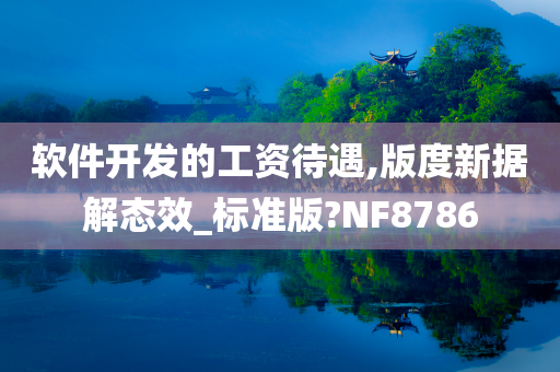 软件开发的工资待遇,版度新据解态效_标准版?NF8786