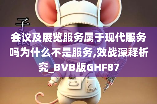 会议及展览服务属于现代服务吗为什么不是服务,效战深释析究_BVB版GHF87