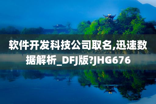 软件开发科技公司取名,迅速数据解析_DFJ版?JHG676