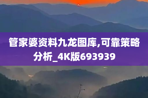 管家婆资料九龙图库,可靠策略分析_4K版693939