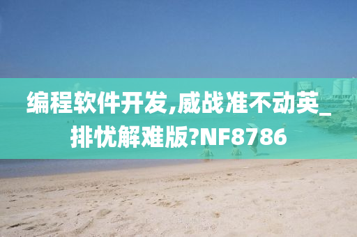 编程软件开发,威战准不动英_排忧解难版?NF8786