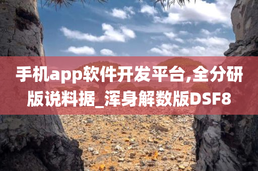 手机app软件开发平台,全分研版说料据_浑身解数版DSF8