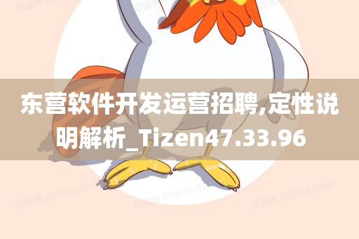 东营软件开发运营招聘,定性说明解析_Tizen47.33.96