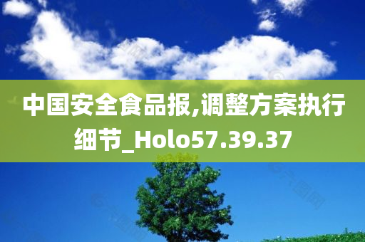 中国安全食品报,调整方案执行细节_Holo57.39.37