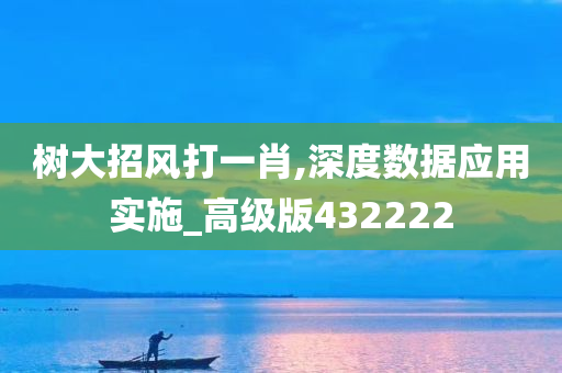 树大招风打一肖,深度数据应用实施_高级版432222