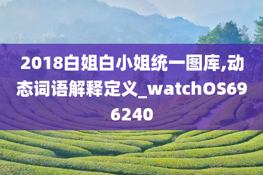 2018白姐白小姐统一图库,动态词语解释定义_watchOS696240