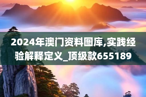 2024年澳门资料图库,实践经验解释定义_顶级款655189