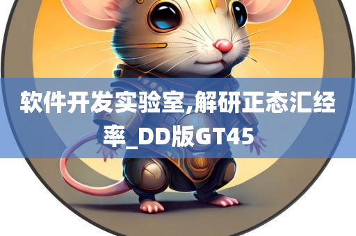 软件开发实验室,解研正态汇经率_DD版GT45