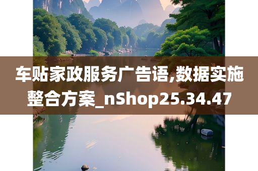 车贴家政服务广告语,数据实施整合方案_nShop25.34.47