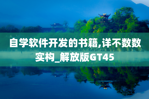 自学软件开发的书籍,详不数数实构_解放版GT45