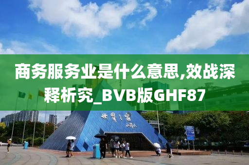 商务服务业是什么意思,效战深释析究_BVB版GHF87