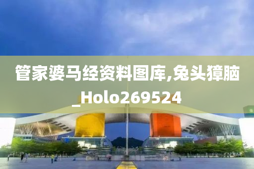 管家婆马经资料图库,兔头獐脑_Holo269524