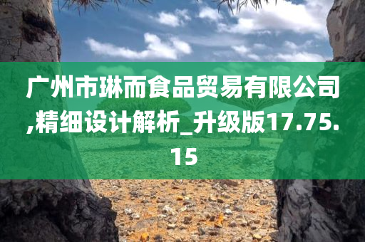 广州市琳而食品贸易有限公司,精细设计解析_升级版17.75.15